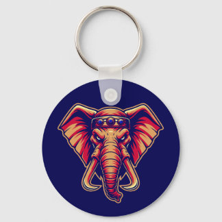Apex Pachyderm - Navy Blue and Orange Edition Schlüsselanhänger