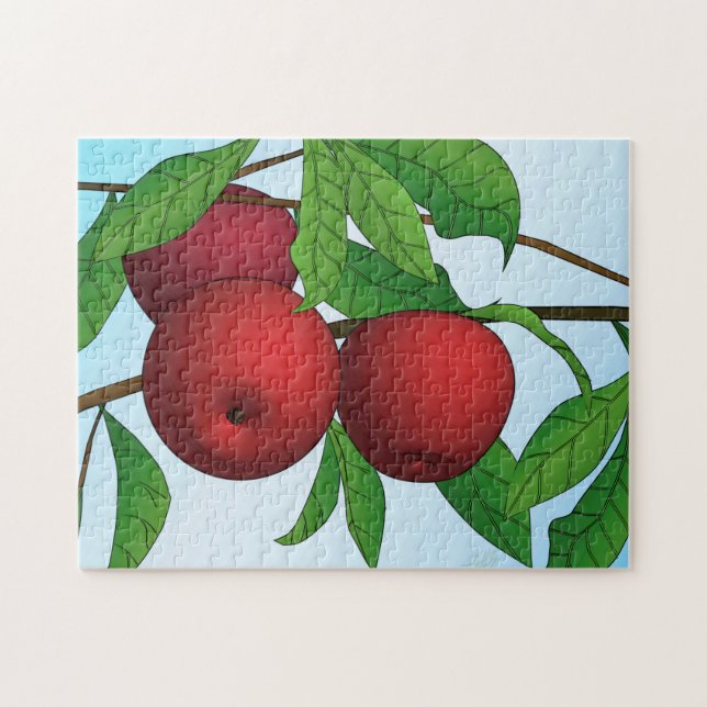 "Äpfel an einem Ast" (Horizontal)