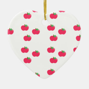 Apfel Äpfel Obst Nahrung Rebe anpassen personalisi Keramikornament