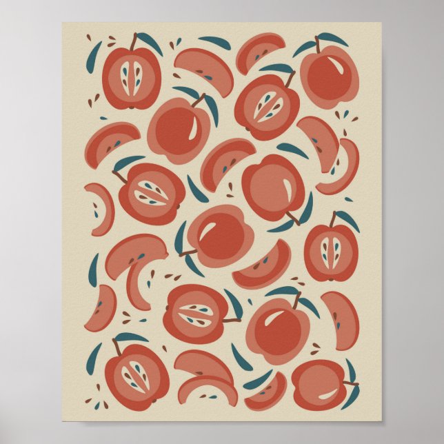 Äpfel, Äpfel und Äpfel Poster (Vorne)