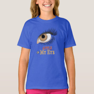 Apfel-Augenbrauen-T - Shirt