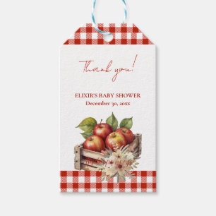 Apfel aus meinem Auge Red Orchard Baby Shower Geschenkanhänger