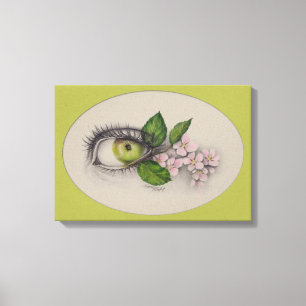 Apfel aus meinem Auge Surreal Art Leinwand