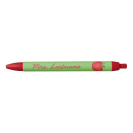 Apfel aus rotem Cartoon mit Individuelle Name Kugelschreiber