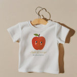 Apfel aus unserem Auge niedlich Baby T-shirt<br><div class="desc">Little Sweetie Niedlich Apple</div>