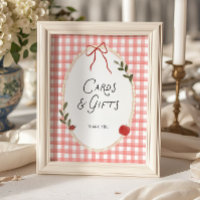 Apfel-Baby-Shower-Karten und Geschenke