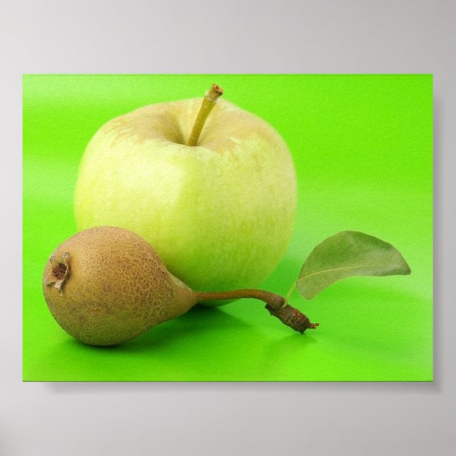Apfel & Birne Poster (Vorne)
