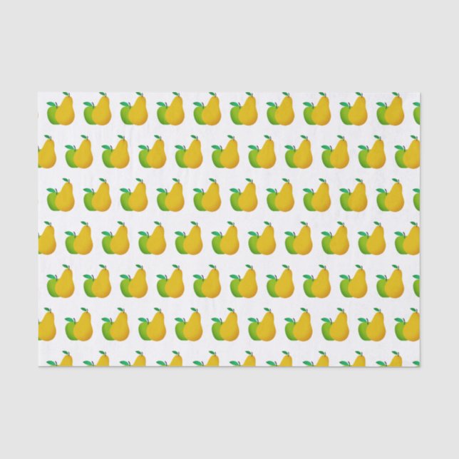 Apfel & Birne Seidenpapier (Vorderseite)