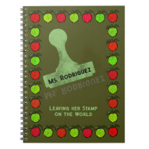 Äpfel Briefmarke Lehrergeschenk