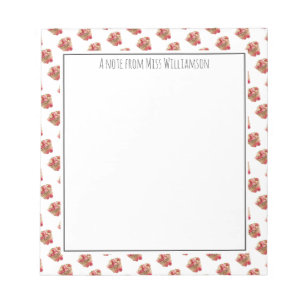 Äpfel DER personalisierten LEHRER Notizblock