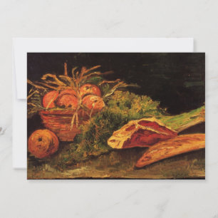 Äpfel, Fleisch und ein Brötchen von Vincent van Go
