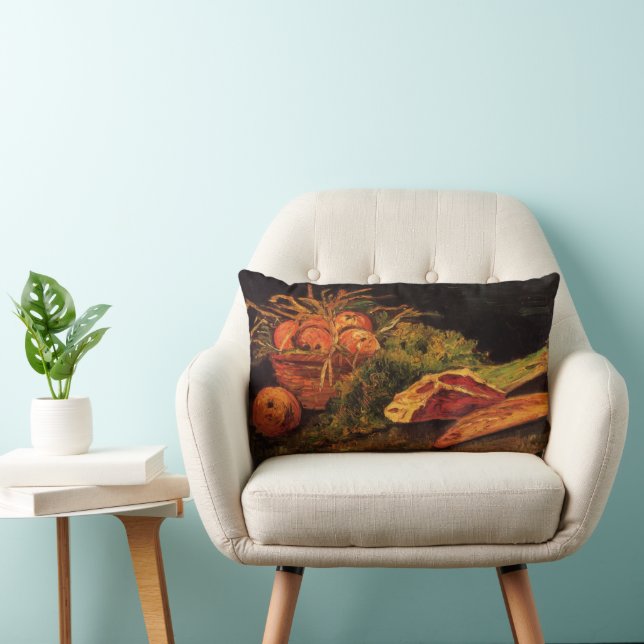 Äpfel, Fleisch und eine Rolle von Vincent van Gogh Lendenkissen (Stuhl )