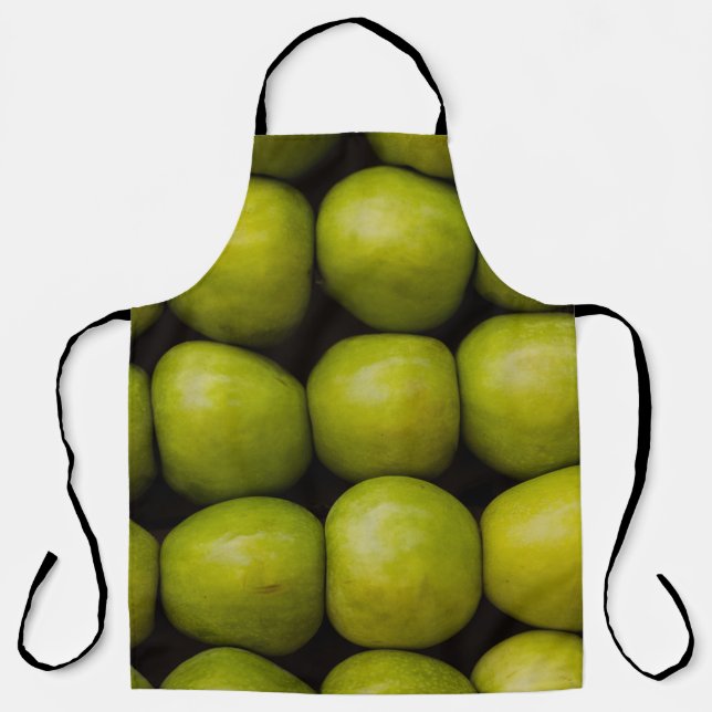 Äpfel Früchte Nahrung Grüne Äpfel Schürze (Vorderseite)