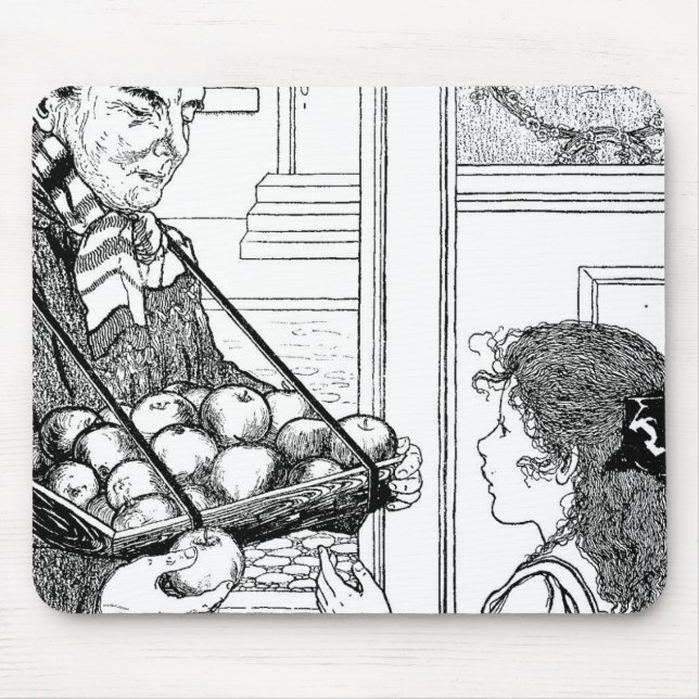 Äpfel für den Verkauf Mousepad (Vorne)