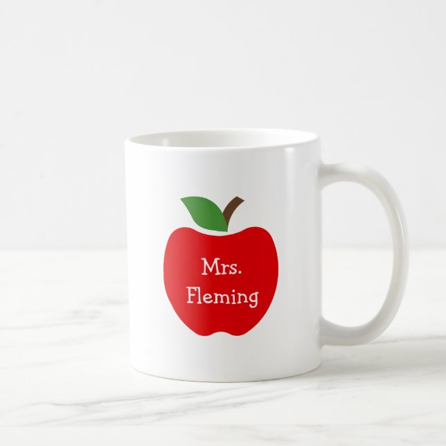 Äpfel für Lehrer Kaffeetasse (Rechts)
