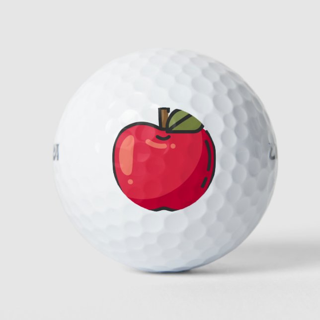 Apfel Golfball (Vorderseite)