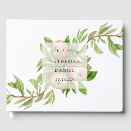 Äpfel in Aquarellform Hochzeit Gästebuch