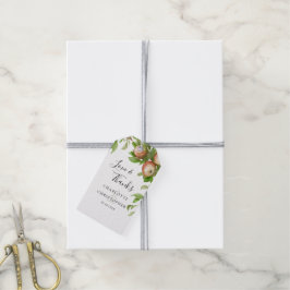 Äpfel in Aquarellform Hochzeit Geschenkanhänger