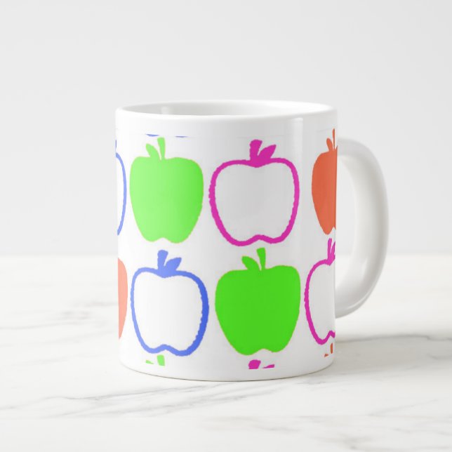 Äpfel Jumbo-Tasse (Vorderseite Rechts)