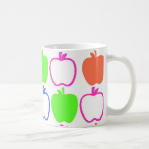 Äpfel Kaffeetasse