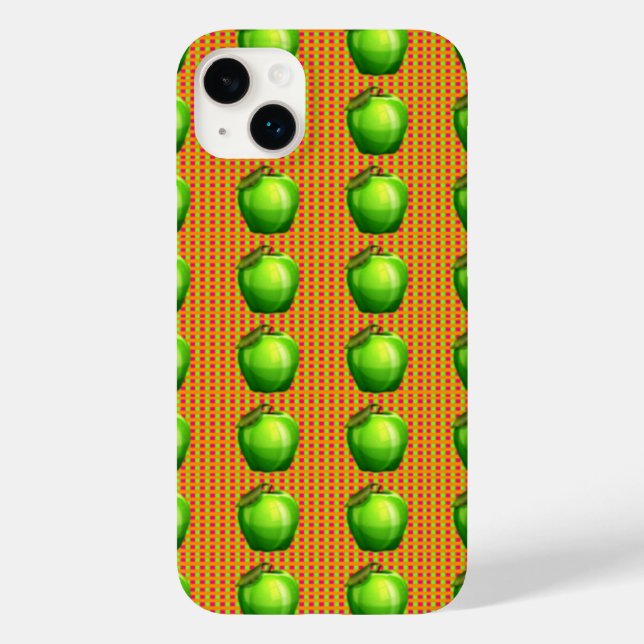Äpfel Karo Case-Mate iPhone Hülle (Rückseite)