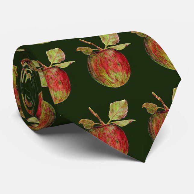 Apfel Krawatte (Gerollt)