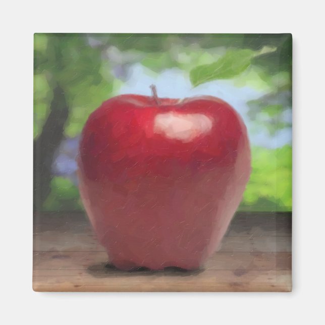Apfel Magnet (Vorne)