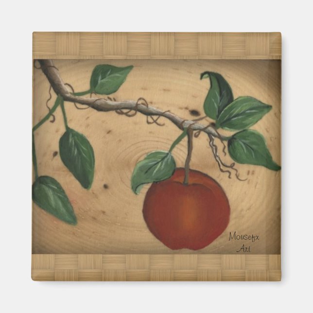 Apfel Magnet (Vorne)