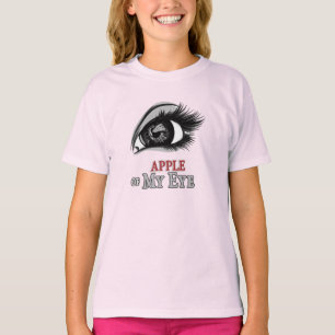 Apfel Mein Auge Schöne Augen Eyelashes Art T-Sh T-Shirt