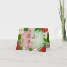 Apfel Meines Auges Baby Shower Dankeskarte Gefalte