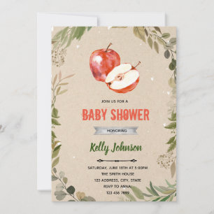 Apfel meines Auges Babyshower-Einladung Einladung
