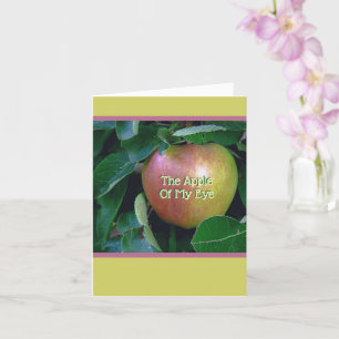 "Apfel meines Auges"/ "DAS SIND SIE!" Karte