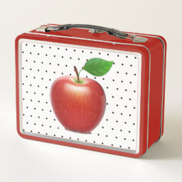 Apfel Metall Brotdose