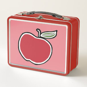 Apfel Metall Brotdose