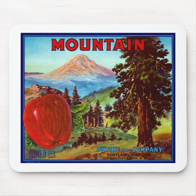 Äpfel Mousepad (Vorne)