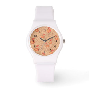 Apfel-Muster Armbanduhr