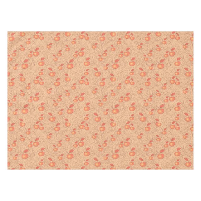 Apfel-Muster Tischdecke (Vorderseite (Horizontal))