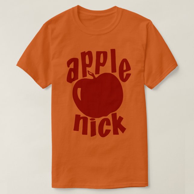 Apfel Nick Vintag Soda Flasche Cap T-Shirt (Design vorne)