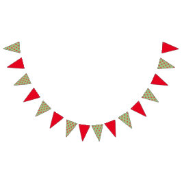 Äpfel Party Banner (Sage Green & Red)
