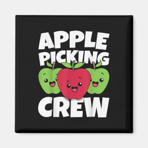 Apfel Pflück Crew Apfelsaison Apfelernte C Magnet
