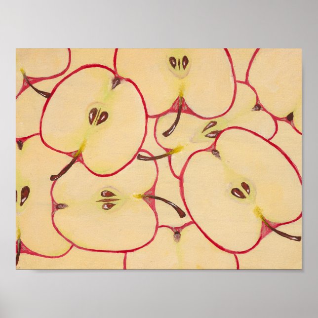 Apfel  poster (Vorne)