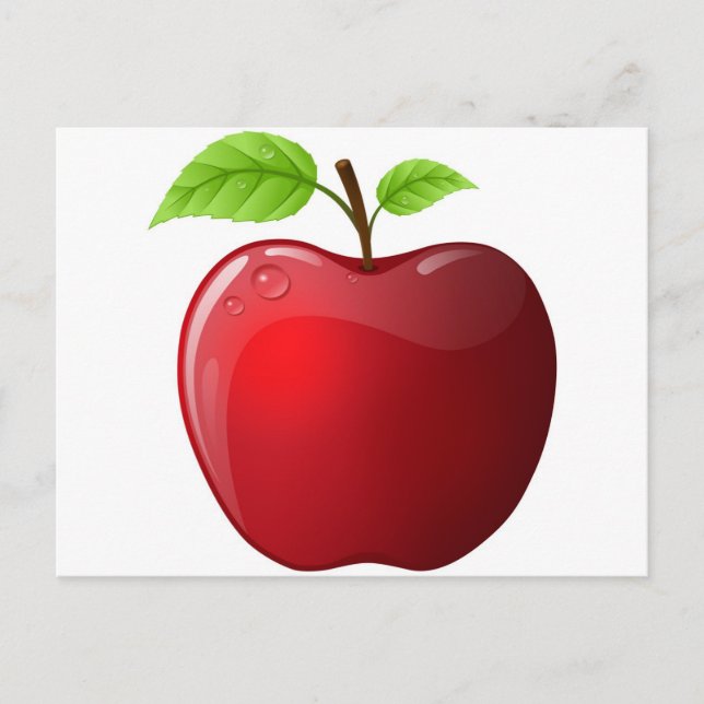 apfel postkarte (Vorderseite)