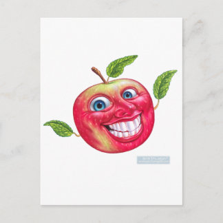 Apfel Postkarte