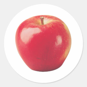 Apfel Runder Aufkleber