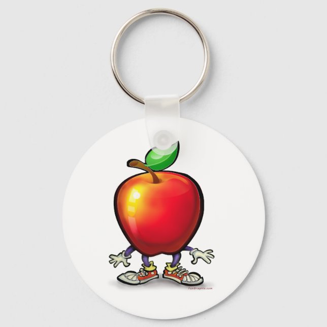 Apfel Schlüsselanhänger (Vorderseite)