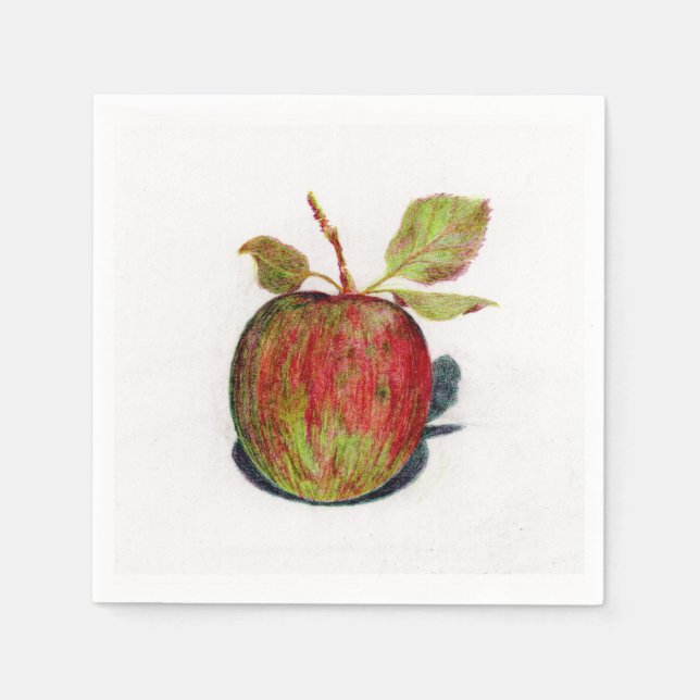 Apfel Serviette (Vorderseite)