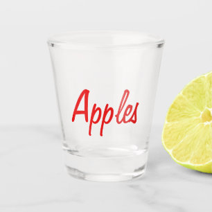 Äpfel Shot Glass Schnapsglas