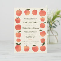 Apfel-Thema Herbst-Ernte-Baby-Party