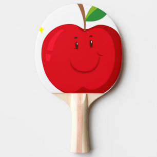 Apfel Tischtennis Schläger