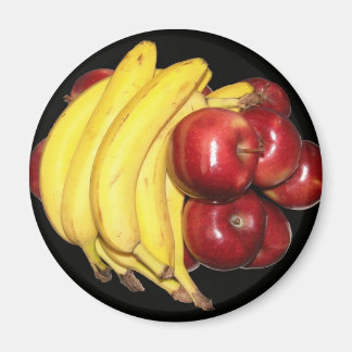 Äpfel und Bananen Magnet